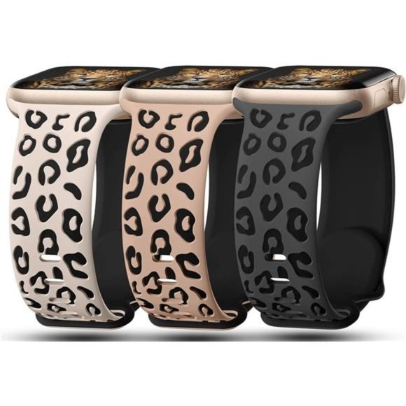 NEW Engraved Apple Watch Bans 3 Pack - Picture 1 of 6